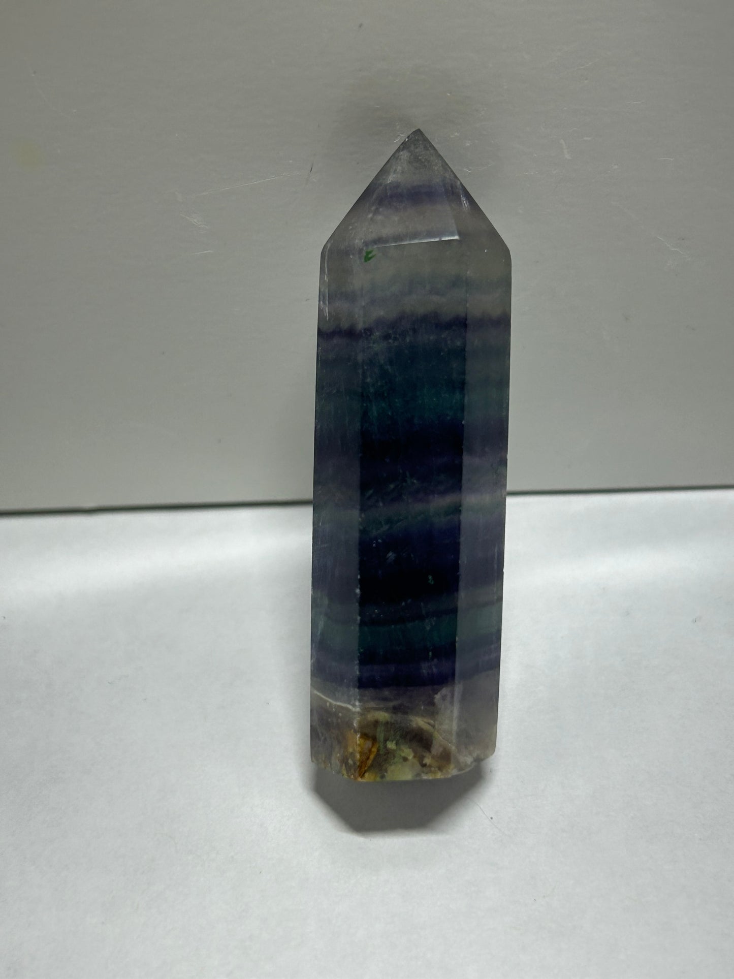 Rainbow Flourite Polished Point Tower Crystal (6)