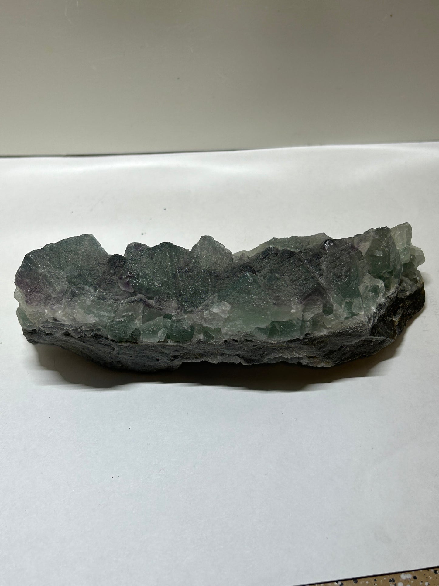 Green Flourite Raw Specimen Cluster