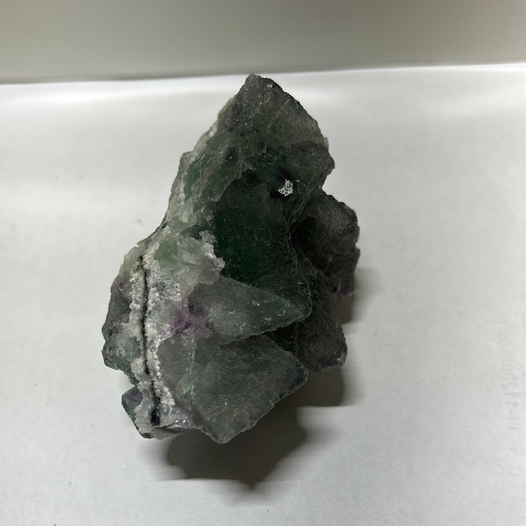 Green Flourite Raw Specimen Cluster