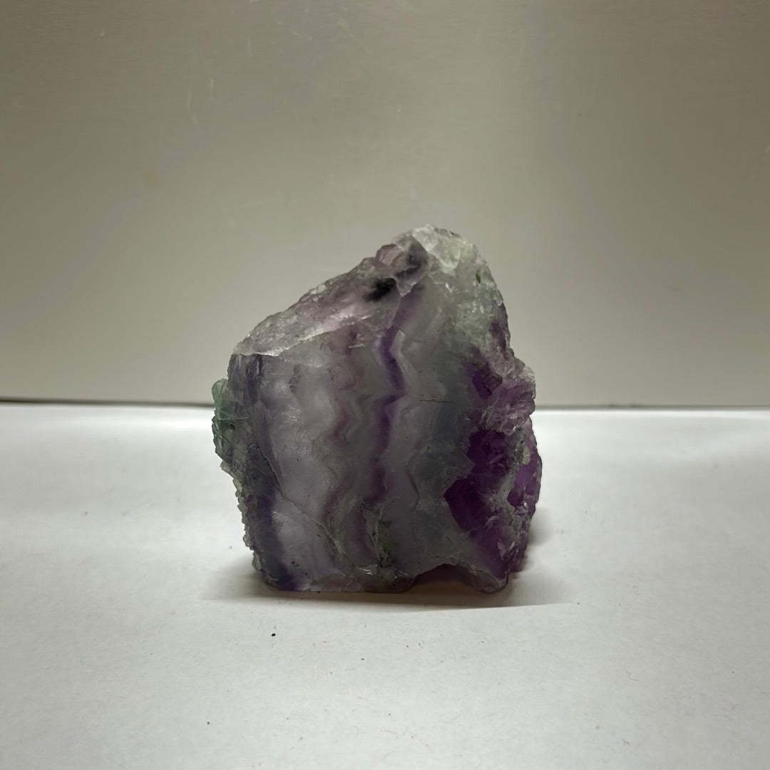 Rainbow Flourite Raw and Polished Freeform