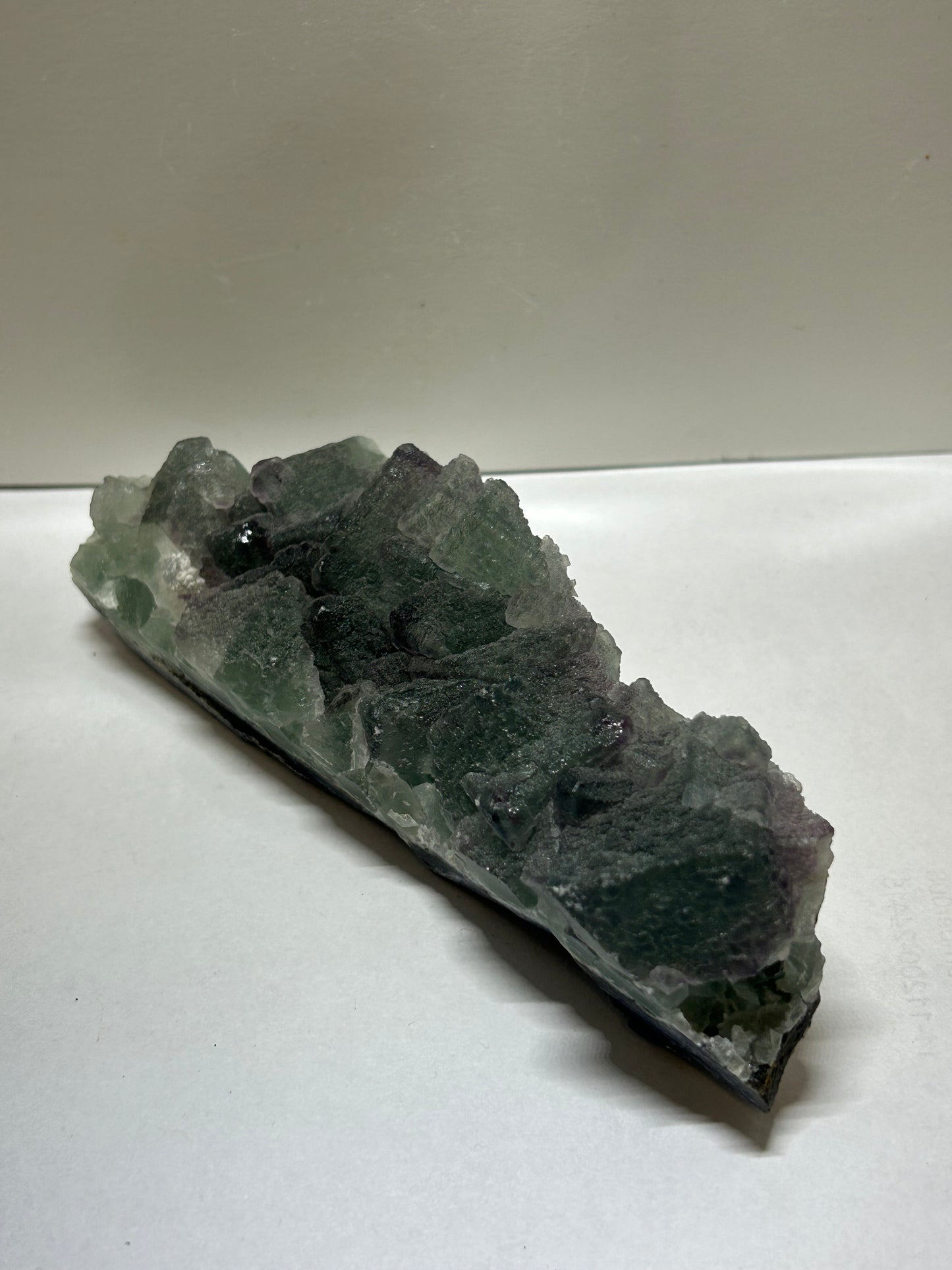 Green Flourite Raw Specimen Cluster