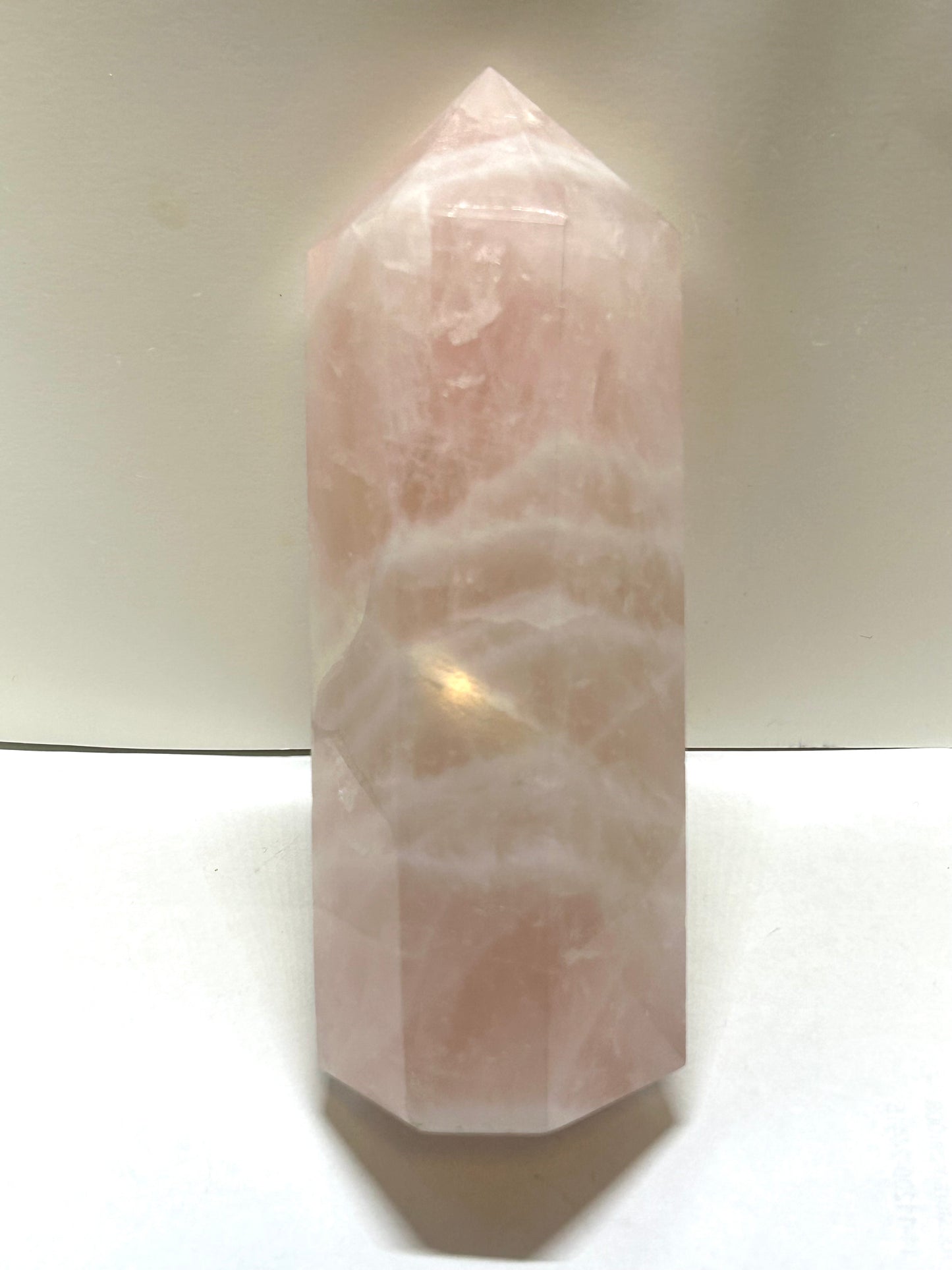 Rose Quartz Heart Chonky Statement Tower Self Love Crystal