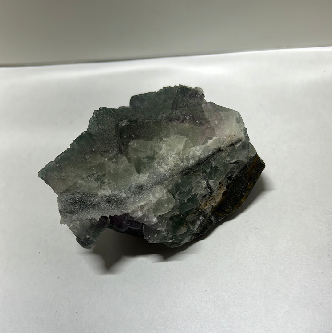 Green Flourite Raw Specimen Cluster