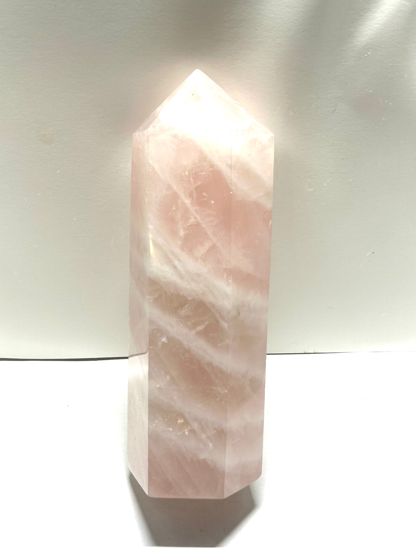 Rose Quartz Heart Chonky Statement Tower Self Love Crystal