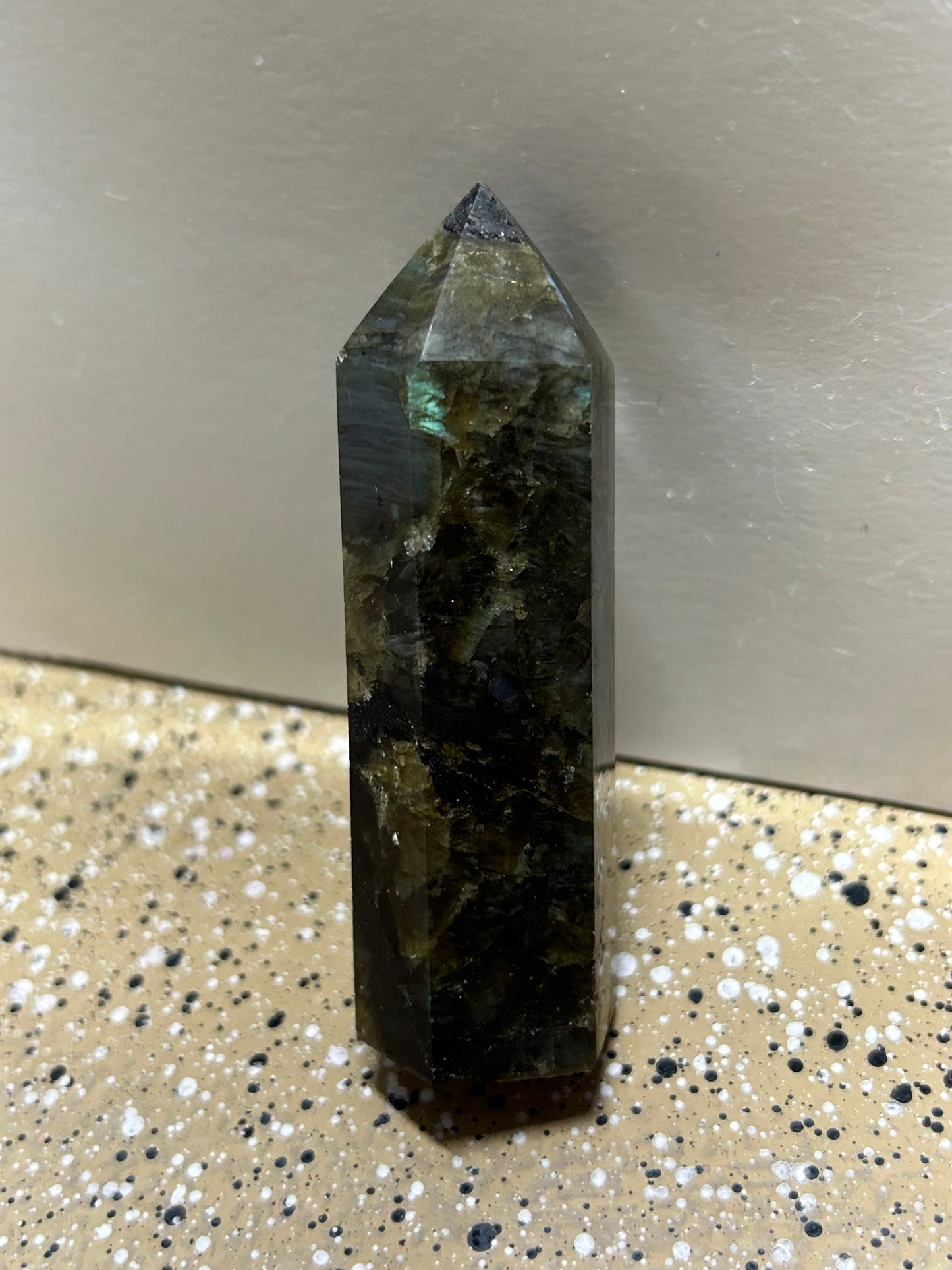 Labradorite Tower Crystal Obelisk Transformation Carved (A)