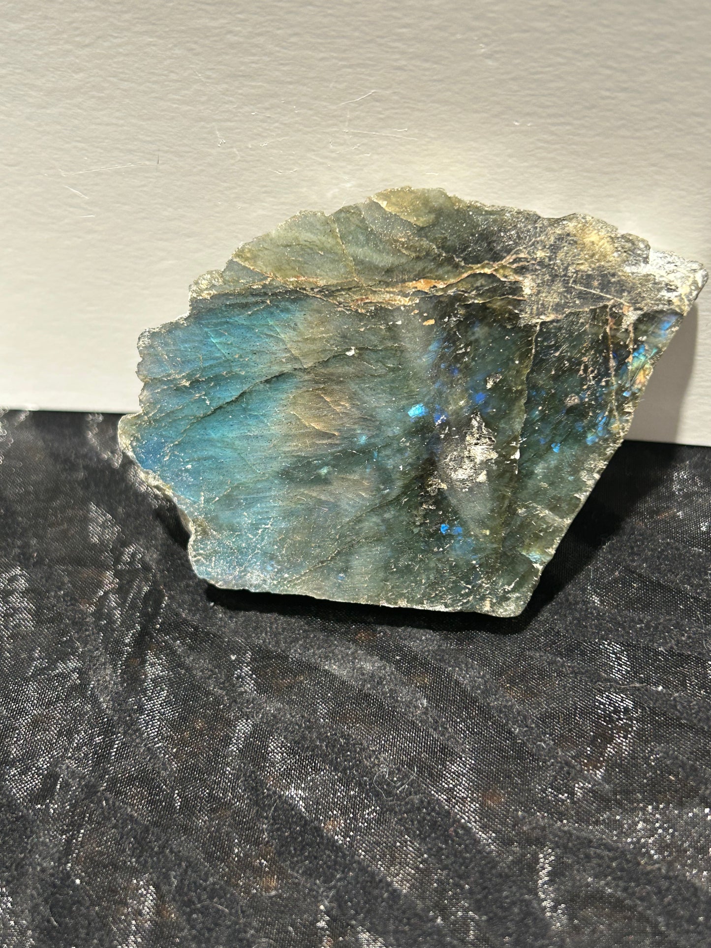 Labradorite Freeform Rough Cut Slabs w/ Flash