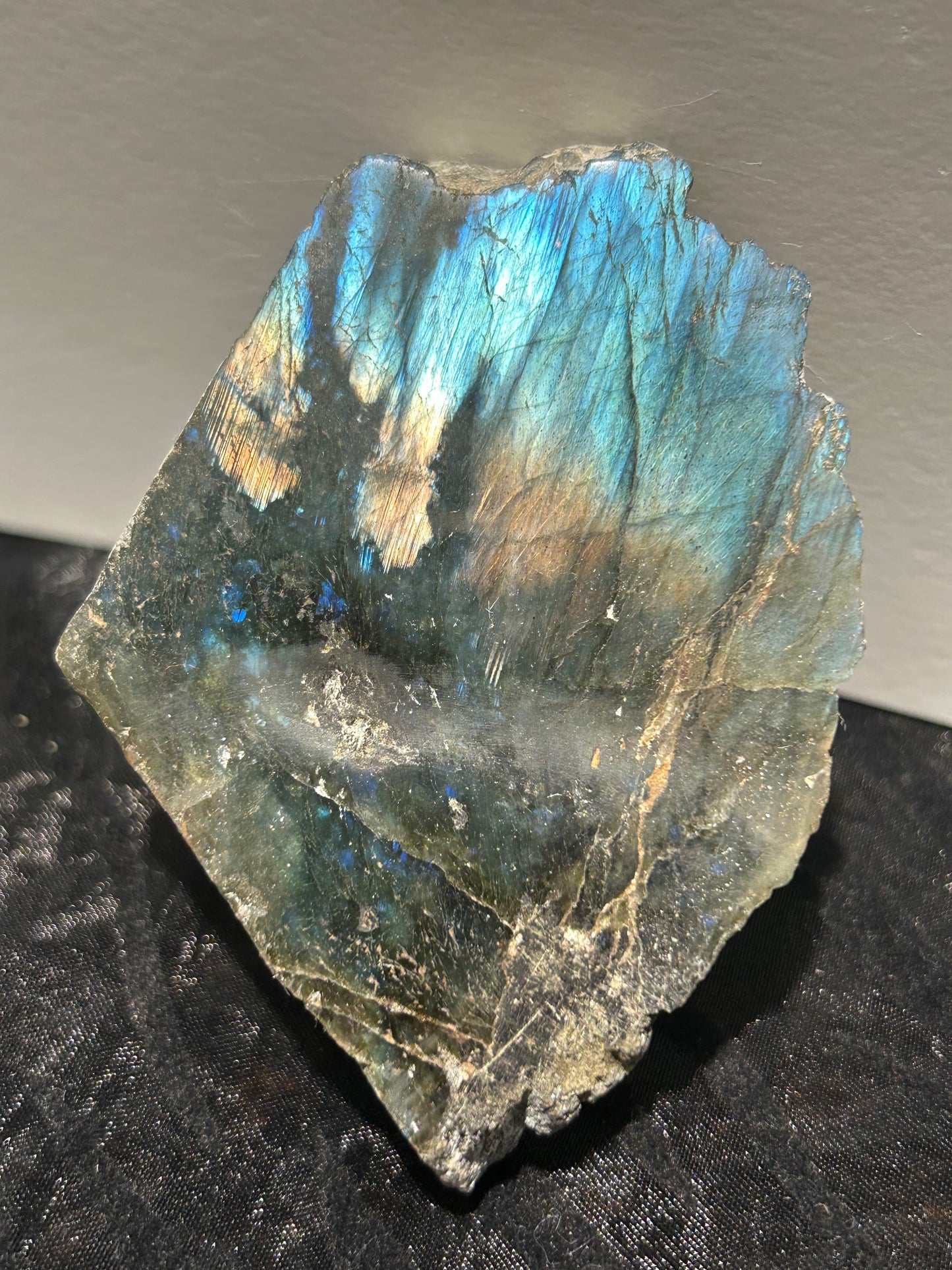 Labradorite Freeform Rough Cut Slabs w/ Flash