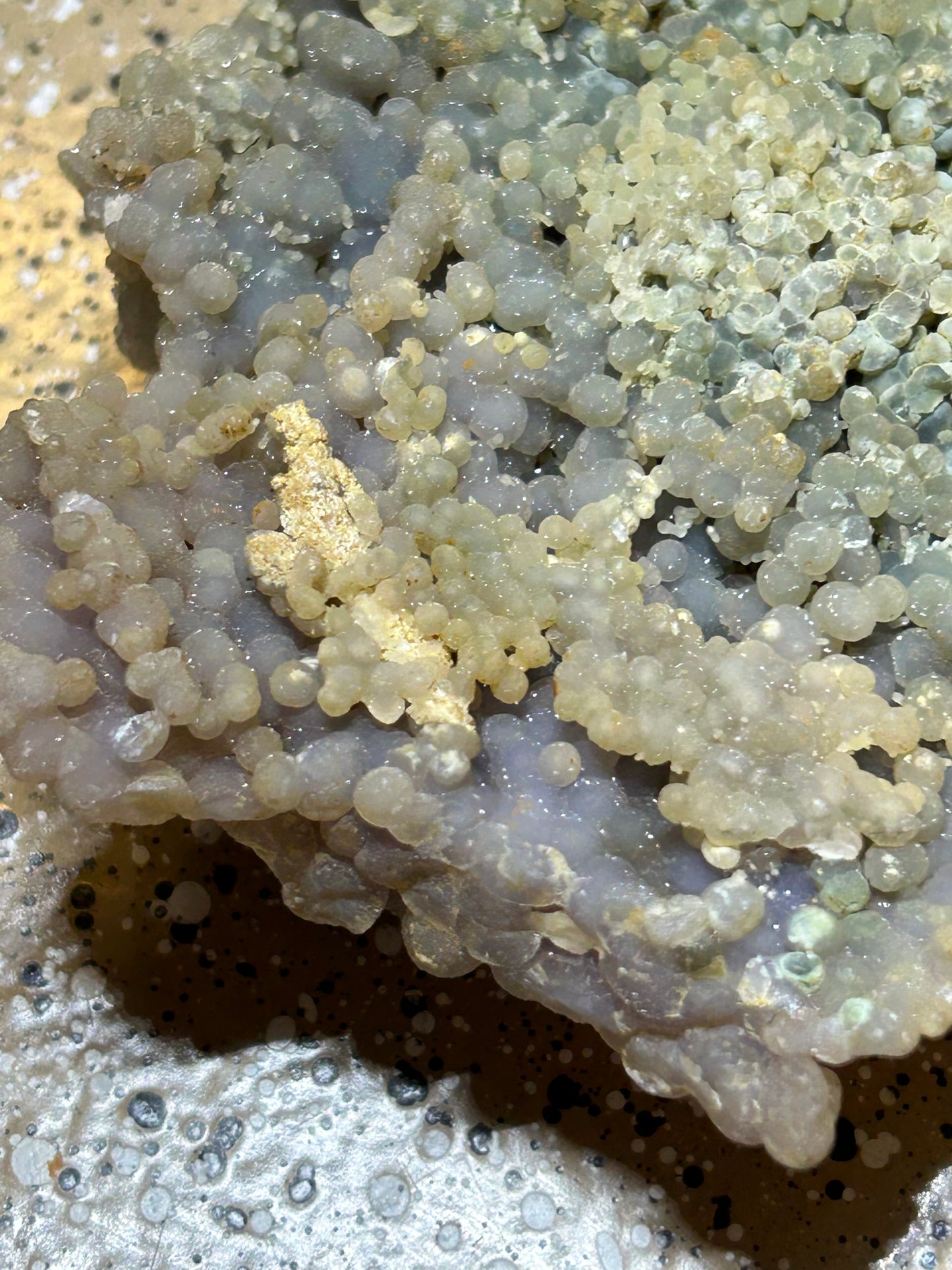 Grape Agate Cluster Botryoidal Chalcedony Stone Crystal Calming Specimen A