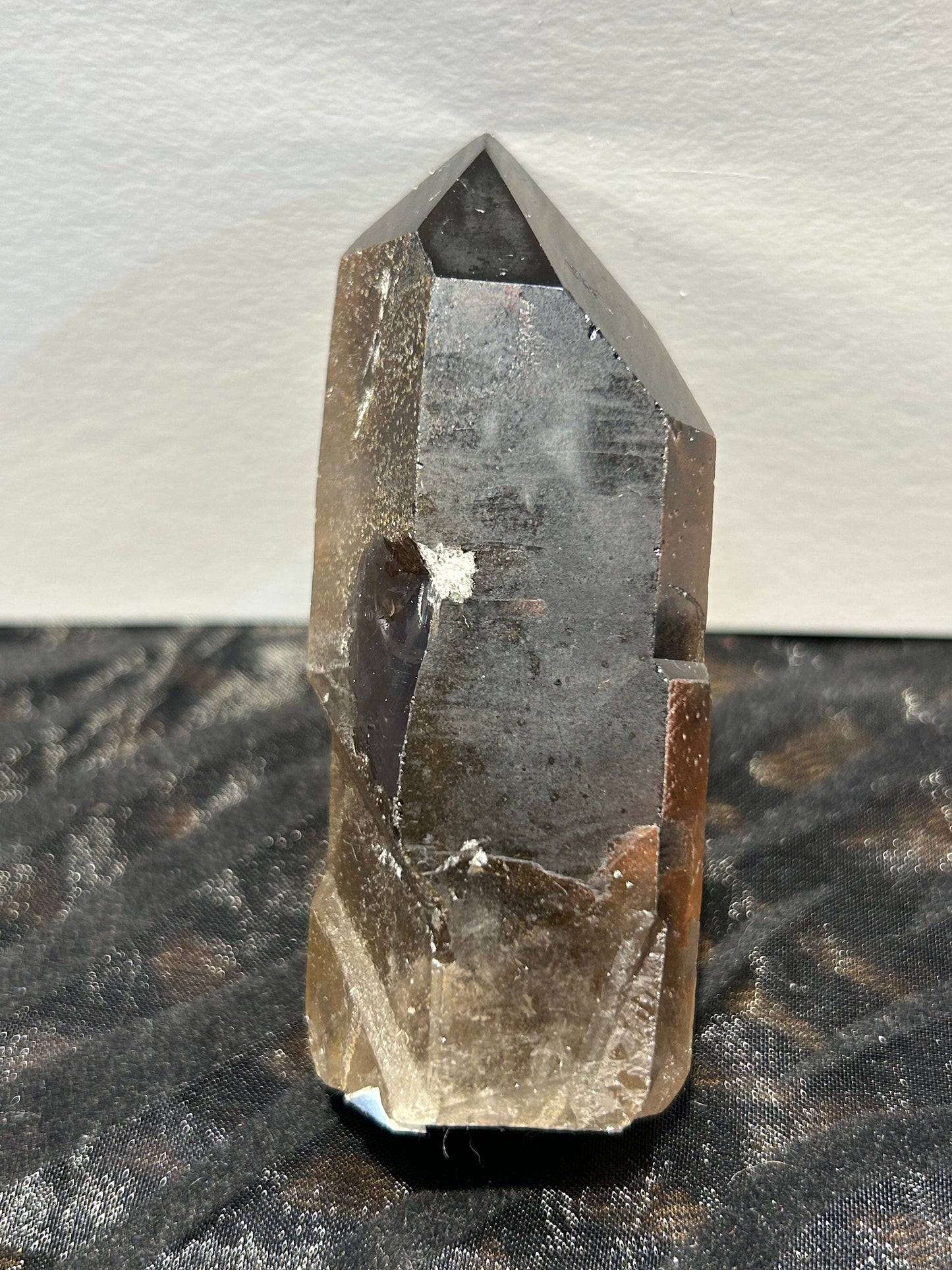 Smoky Quartz Tower Rough Cut Brazil Gemstone Crystal
