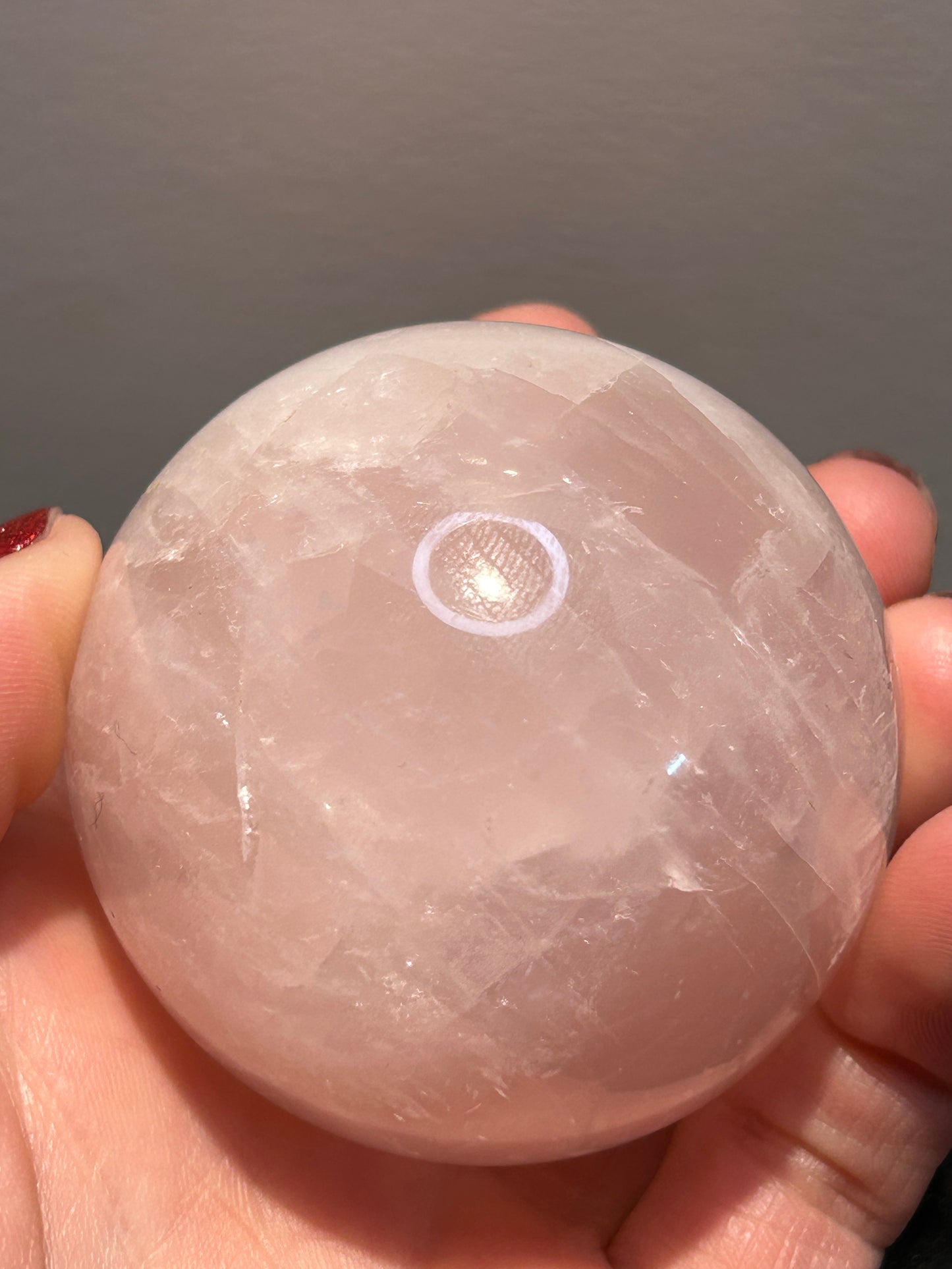 Rose Quartz Sphere Heart Self Love