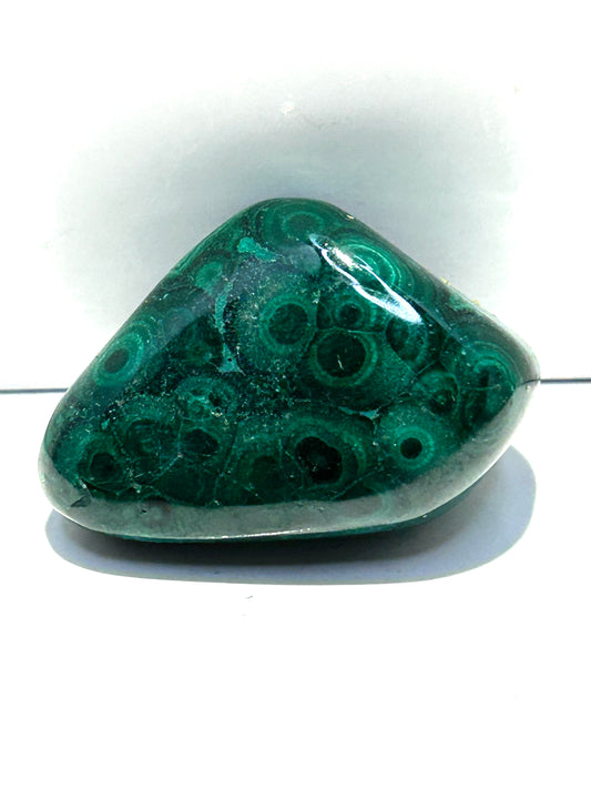 Malachite Tumble Freeform Small Crystal Pocket Rock (F)