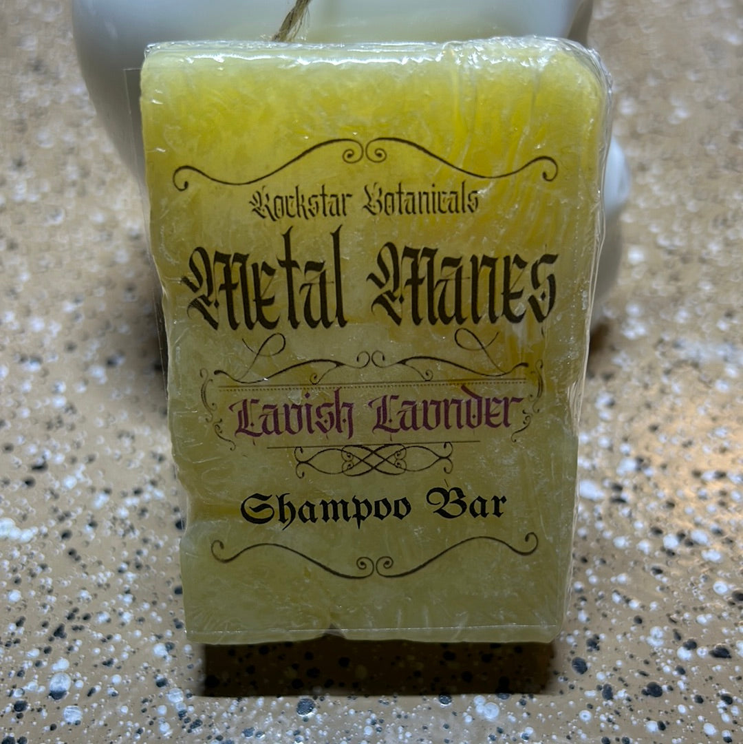 Metal Manes (Lavish Lavender) Conditioner Shampoo Bar Bundle handmade Natural For all Hair Types
