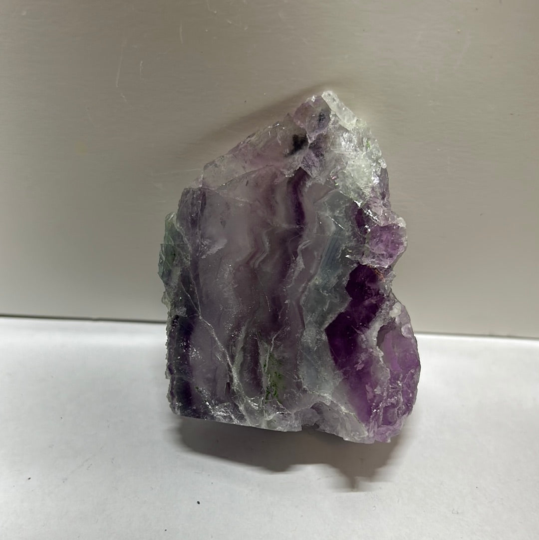 Rainbow Flourite Raw and Polished Freeform