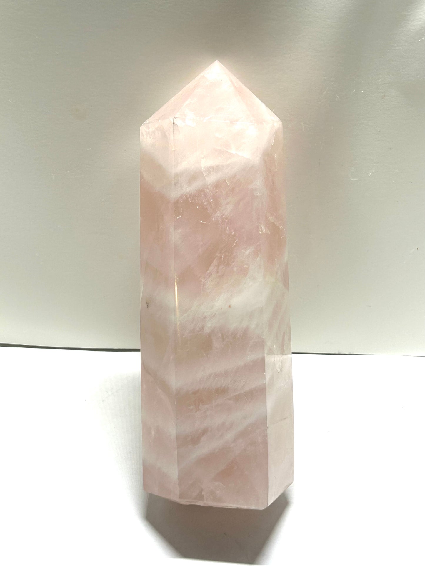 Rose Quartz Heart Chonky Statement Tower Self Love Crystal