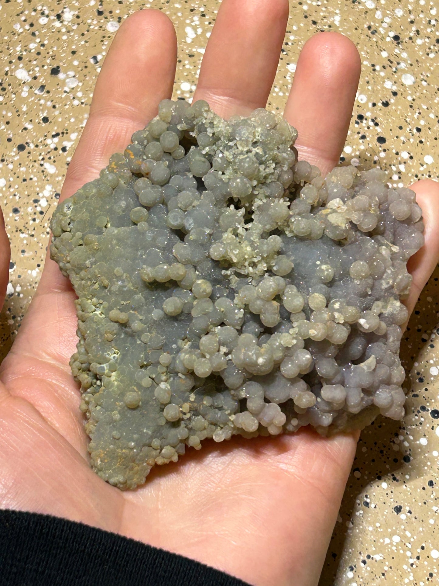 Grape Agate Cluster Botryoidal Chalcedony Stone Crystal Calming Specimen A