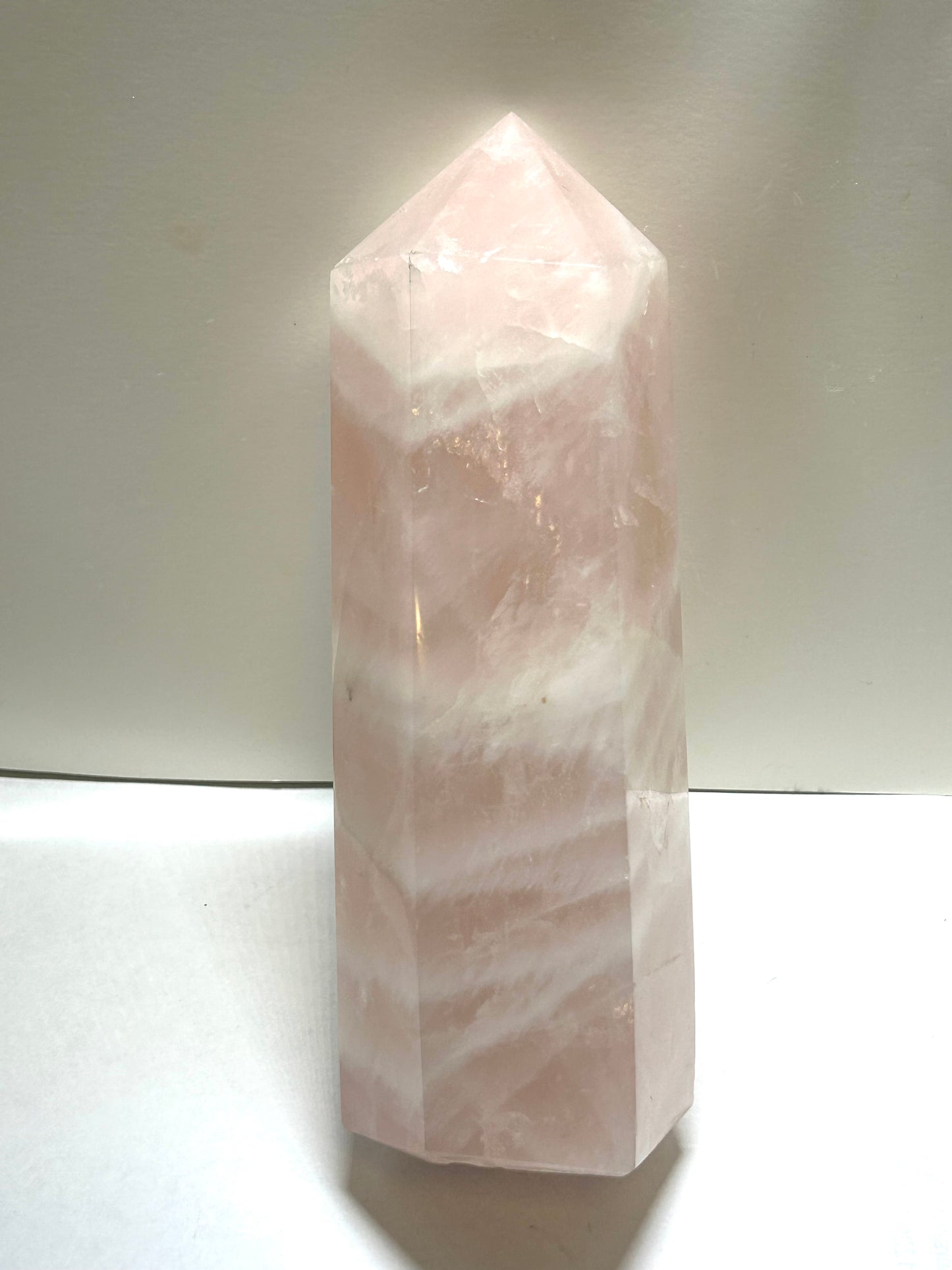 Rose Quartz Heart Chonky Statement Tower Self Love Crystal