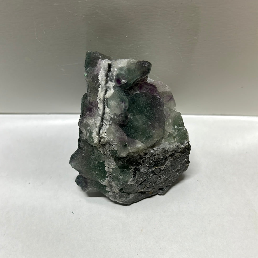 Green Flourite Raw Specimen Cluster