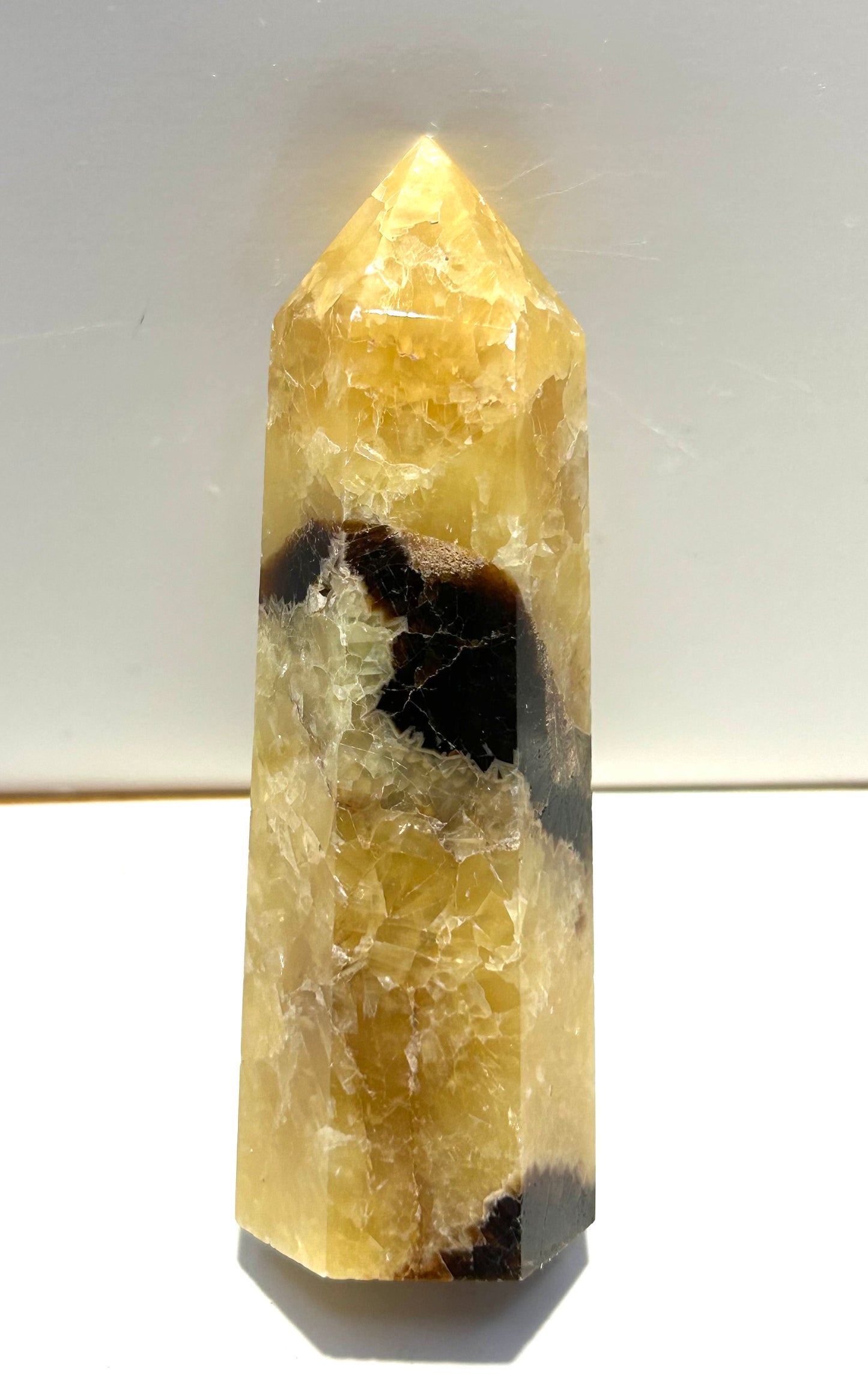 Septarian Polished Point Tower Crystal