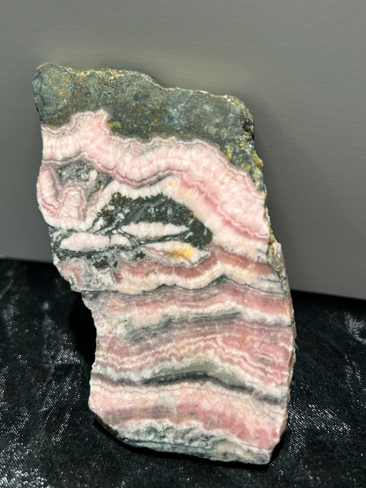 Rhodochrosite Freeform Slab Crystal Gemstone Banded Bacon