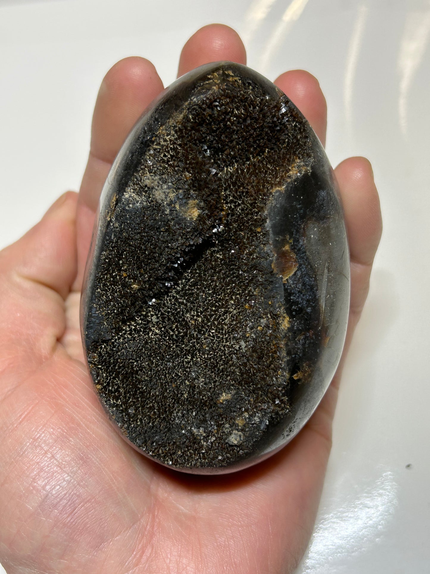 Septarian Egg Carving Specimen Dragon Crystal