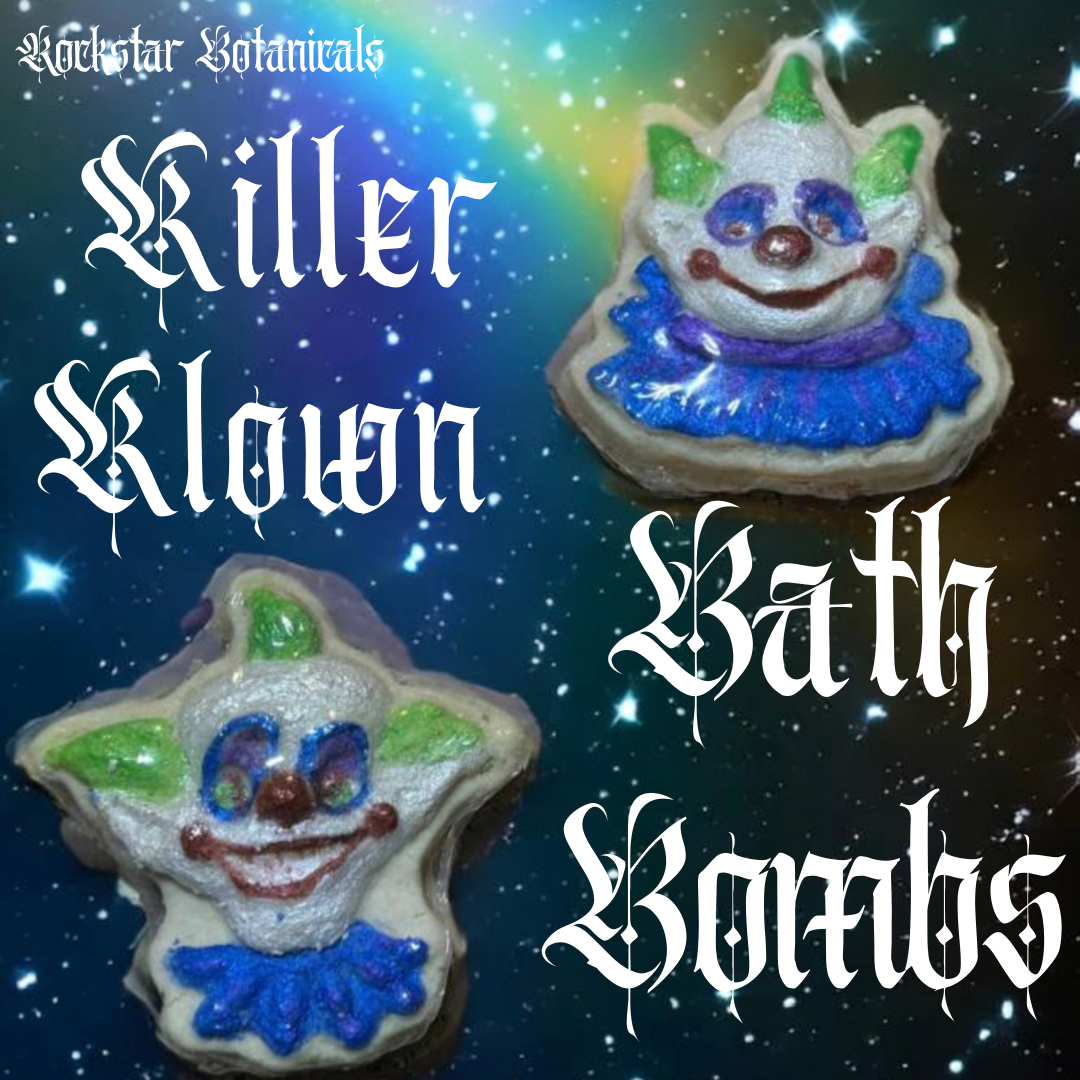 Killer Klown Inspired Fizzy Bath Bombs All Natural Hand-Made