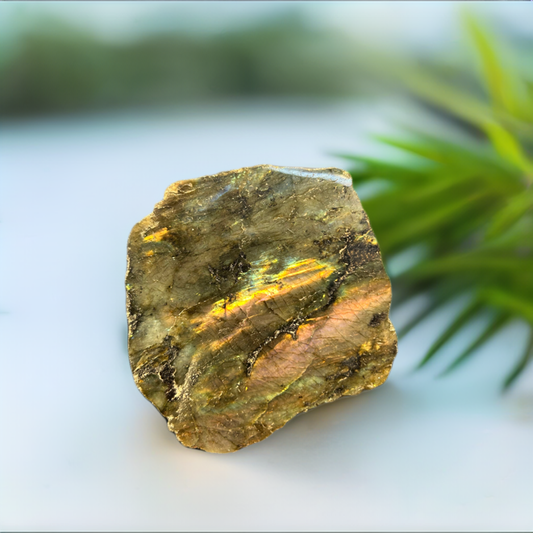 Labradorite Freeform Rough Cut Slabs w/ Flash