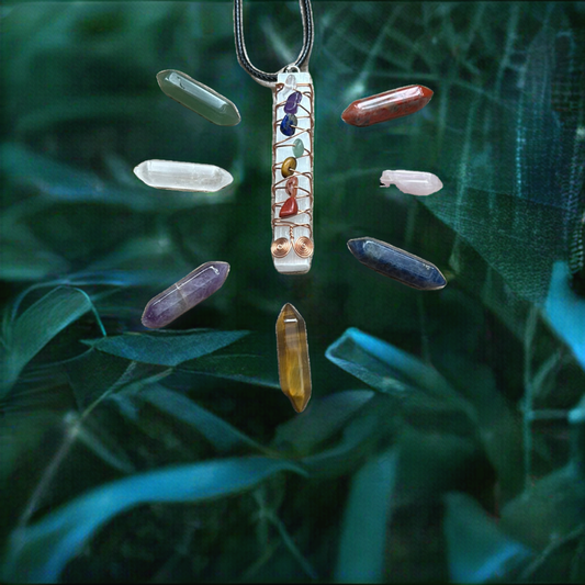 Beginner Crystal Gift Chakra Necklace