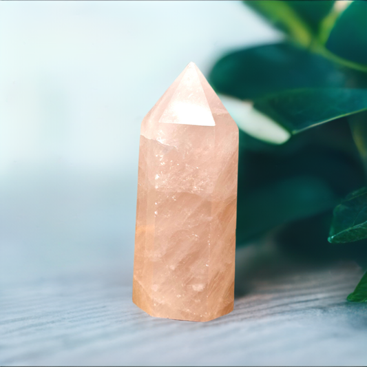 Rose Quartz  Crystal Tower Self Love