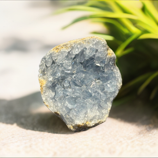 Blue Celestite Cluster Raw Specimen