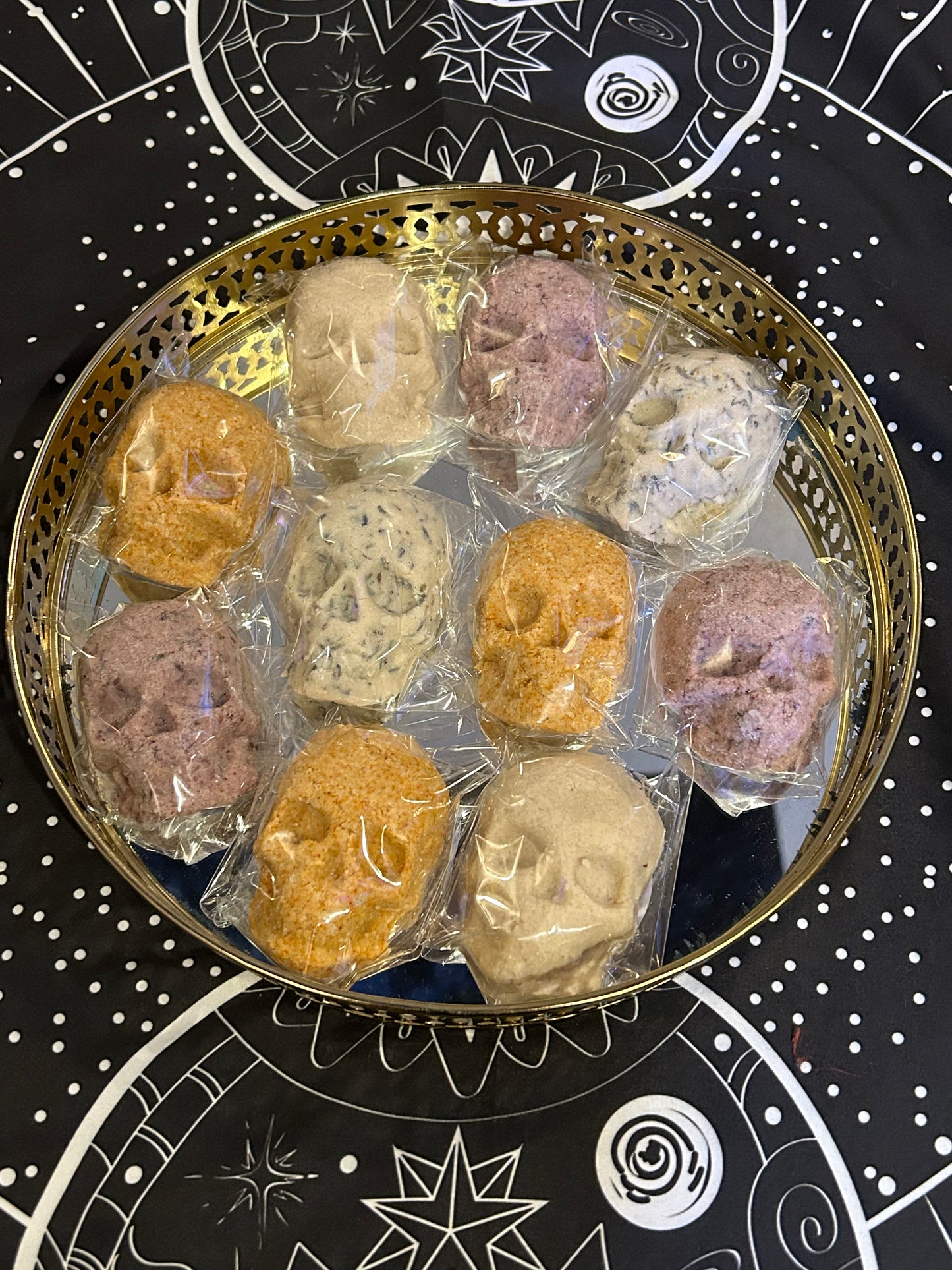 Fizzy Skull Bath Bombs All Natural Hand-Made